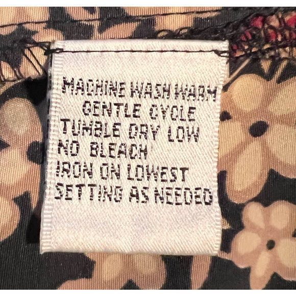 Claudia Richards Women's Button Front Blouse‎ Size M 25 1/2" Long x 21" PTP - Picture 4 of 5